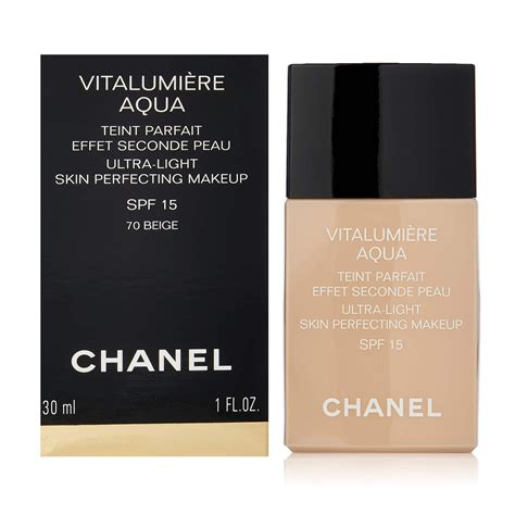 chanel vitalumière aqua skin perfecting makeup spf 15